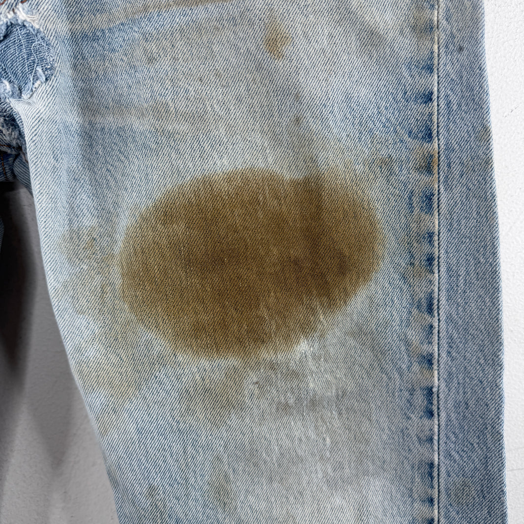 Vintage Repaired Levi's 501 Denim Jeans