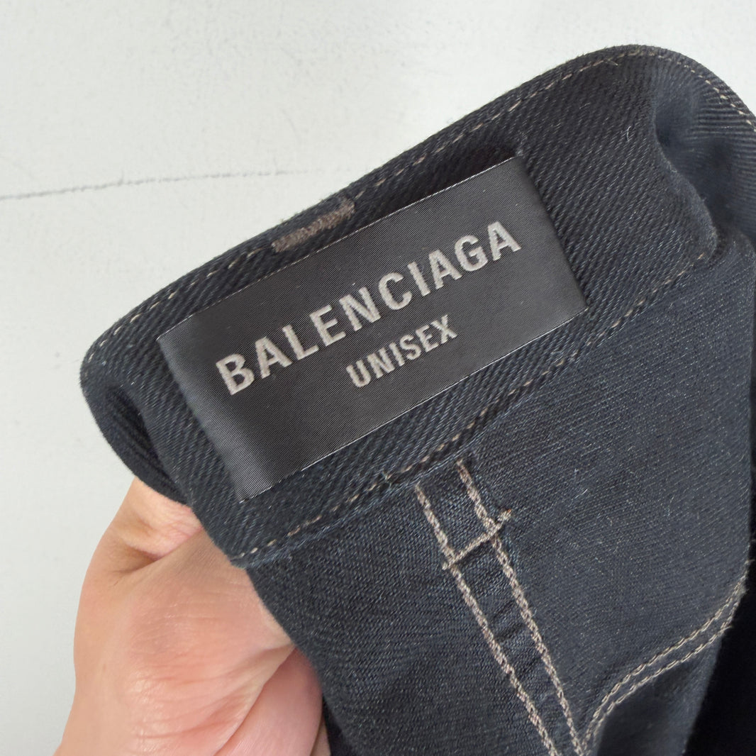 Balenciaga Double Front Pocket Baggy Jeans