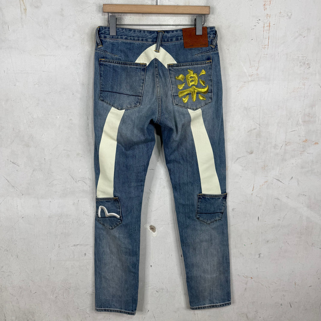 Evisu White Seagull Jeans