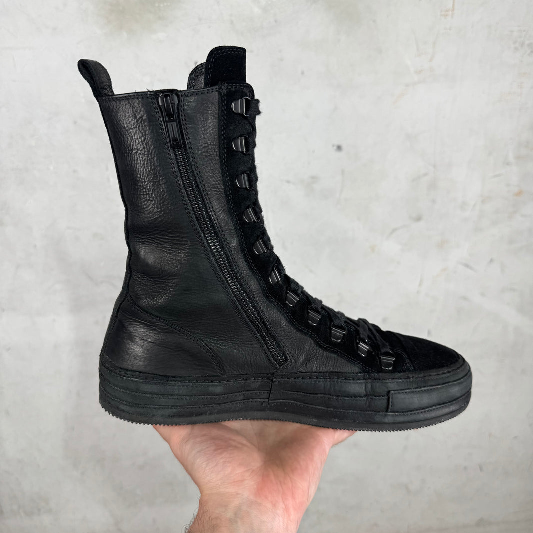 Ann Demeulemeester High Top Lace Up Sneakers