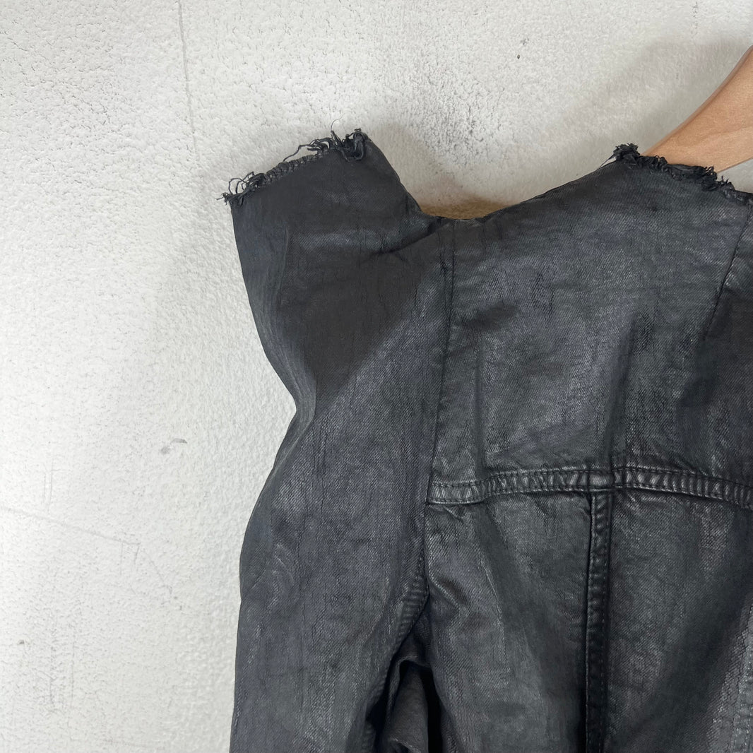 DRKSHDW Tec Trucker Waxed Denim Jacket