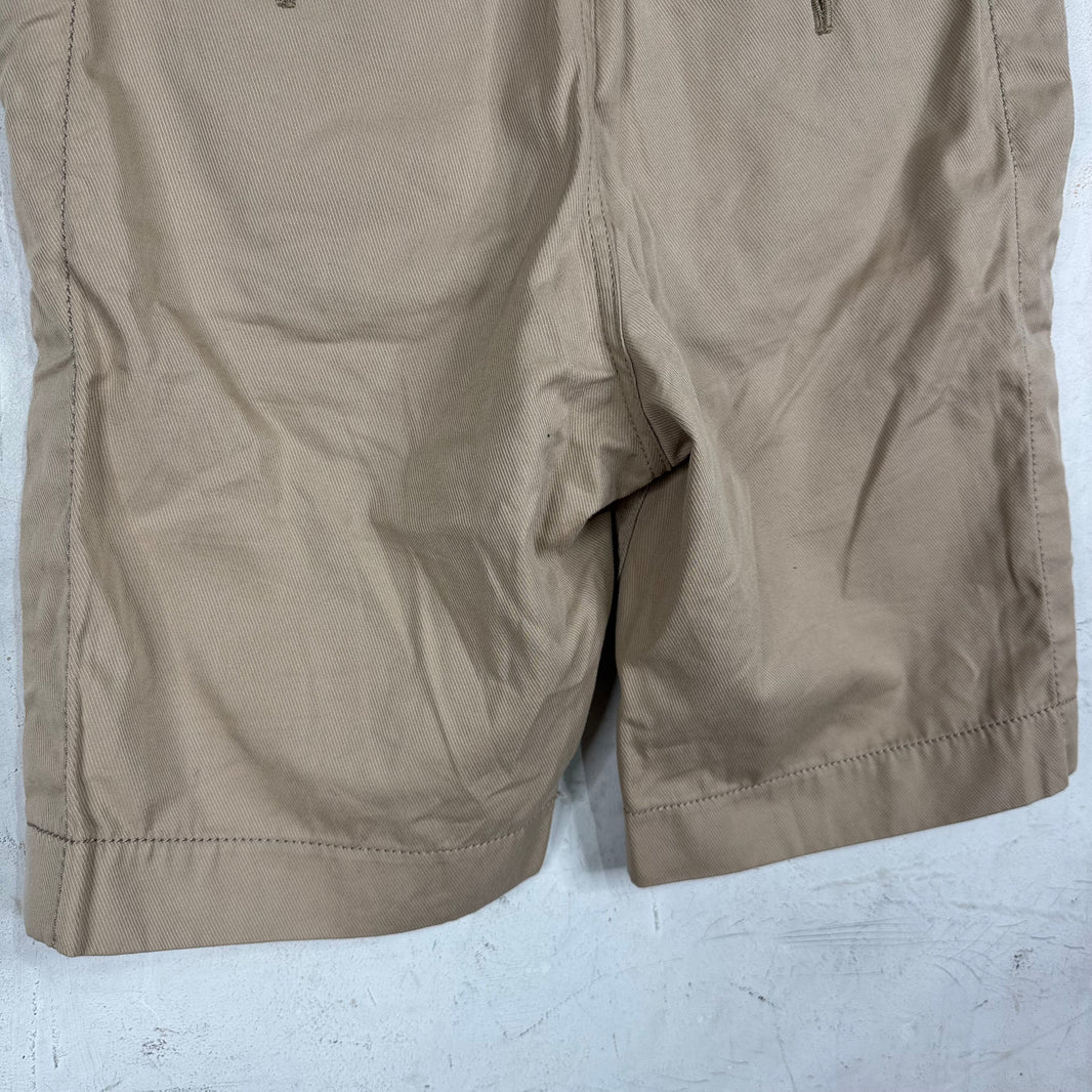 Sacai Khaki Accent Stitch Shorts