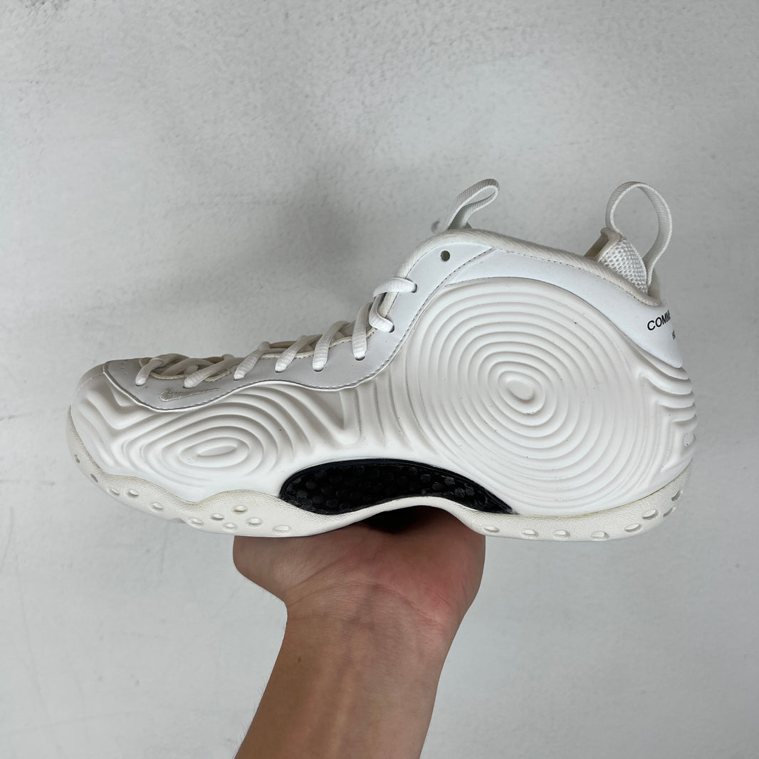 Nike CDG White Foamposite Sneakers
