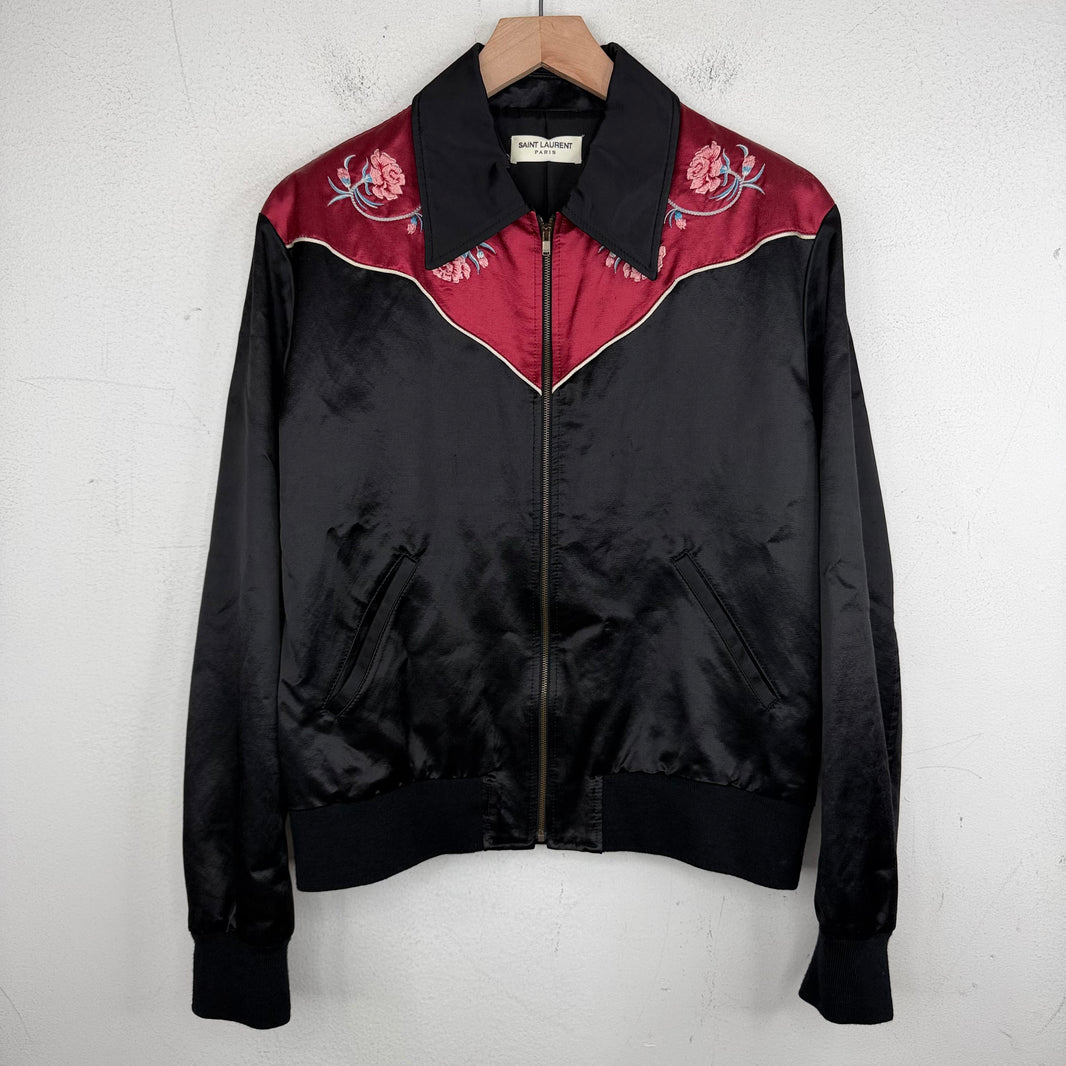Saint Laurent Floral Western Zip Jacket