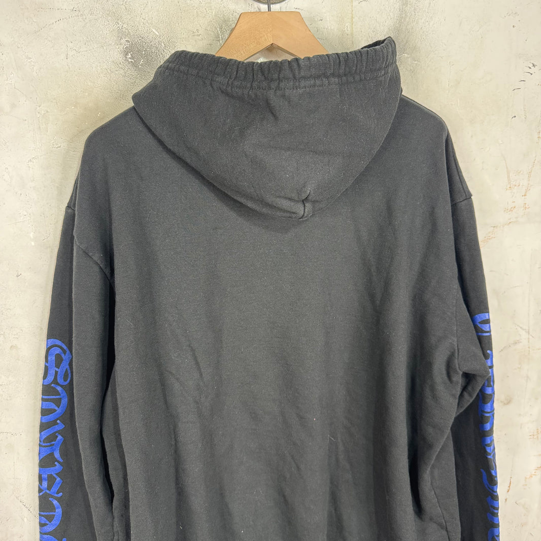 Chrome Hearts Blue Script Pullover Hoodie