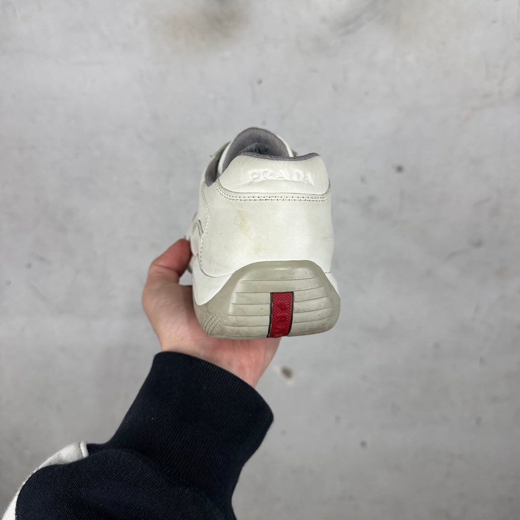 Prada White Mesh Amerricas Cup