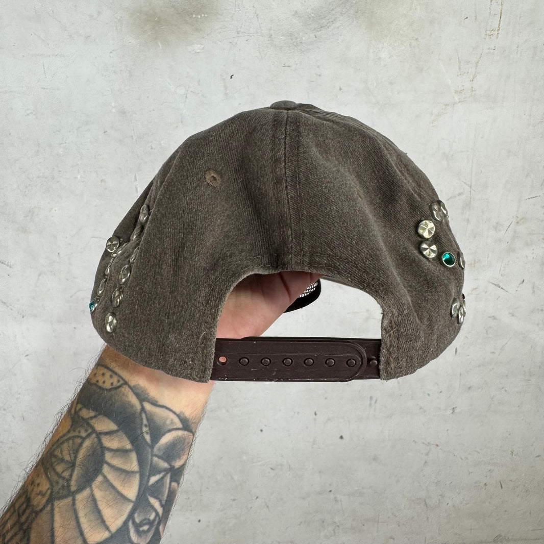 Satoshi Nakamoto Studded Gem Hat