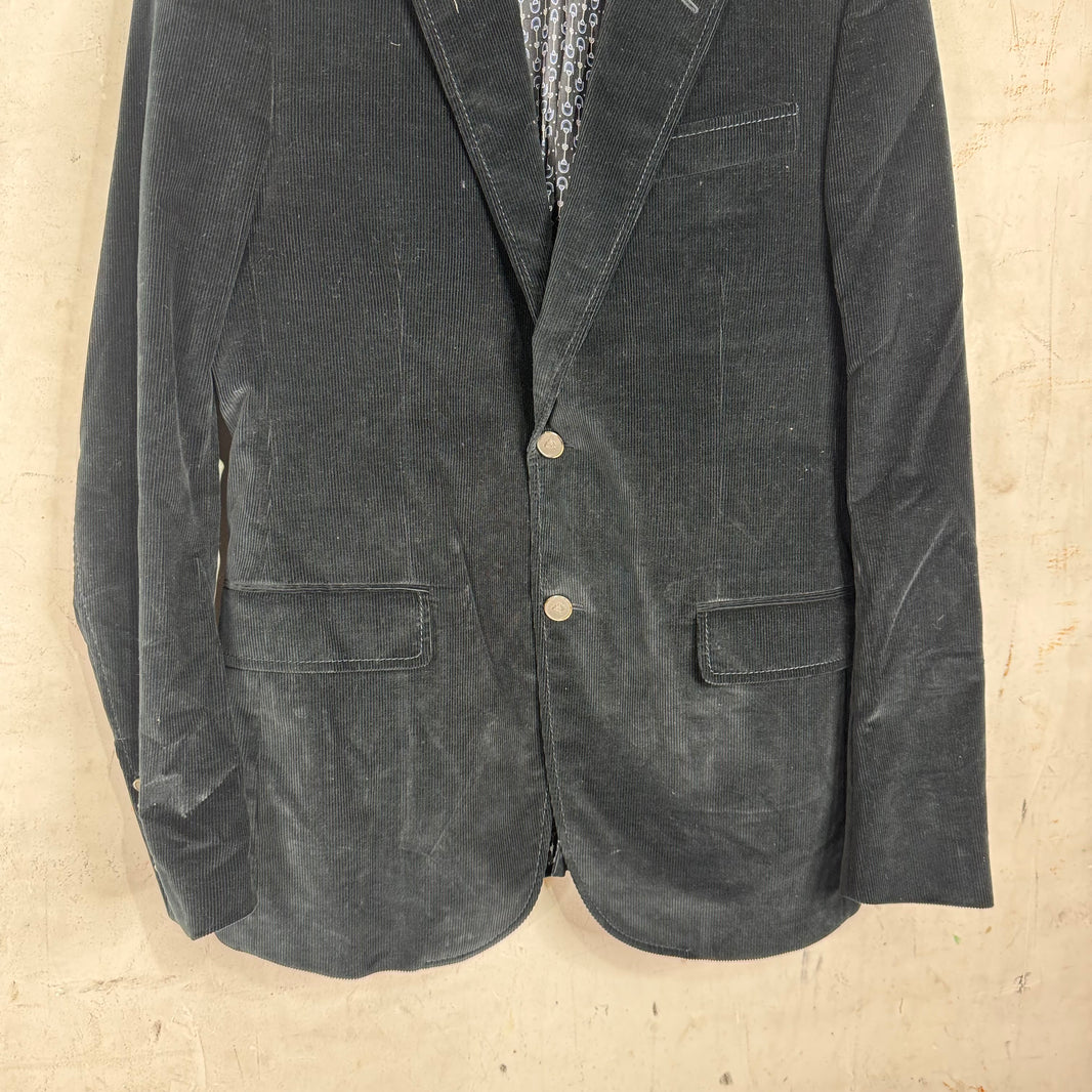 Gucci Corduroy Silk Lined Blazer