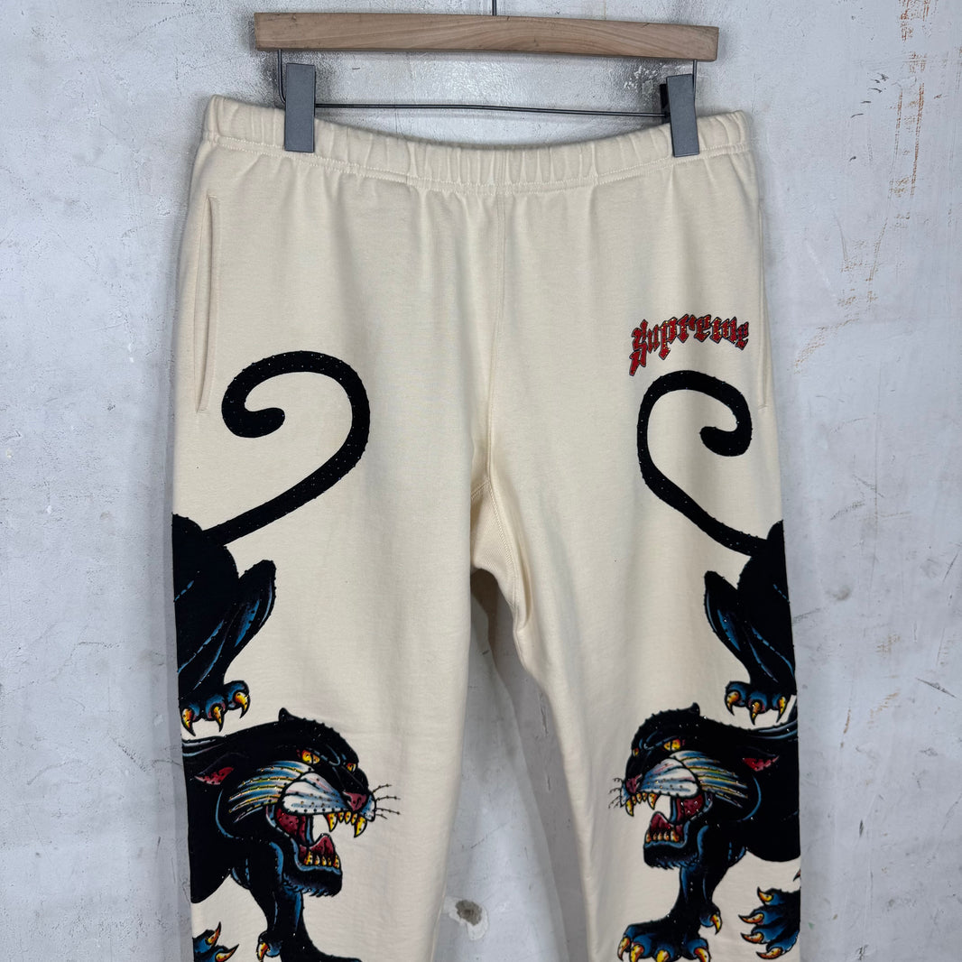 Supreme Rhinestone Panther Sweatpant