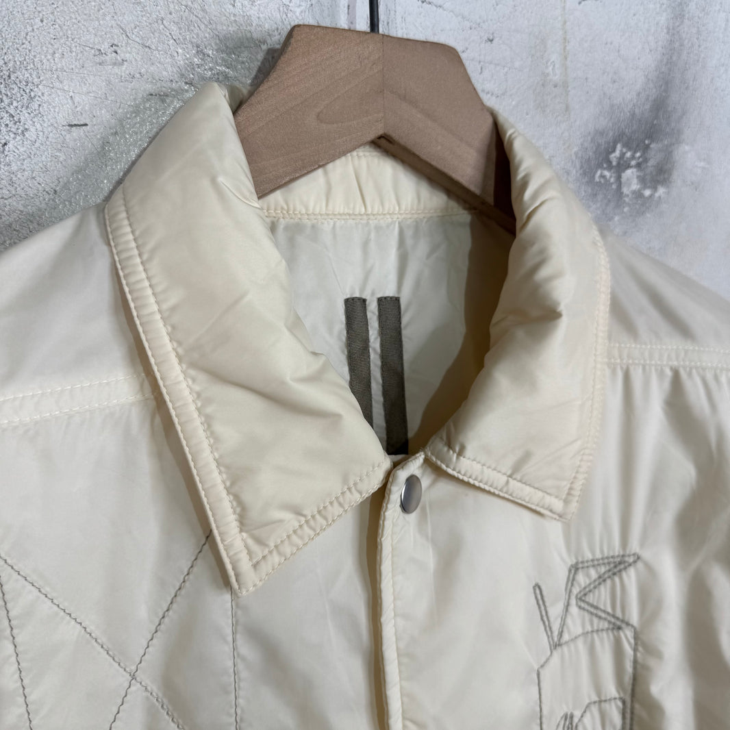 DRKSHDW Pentagram Logo Padded Overshirt