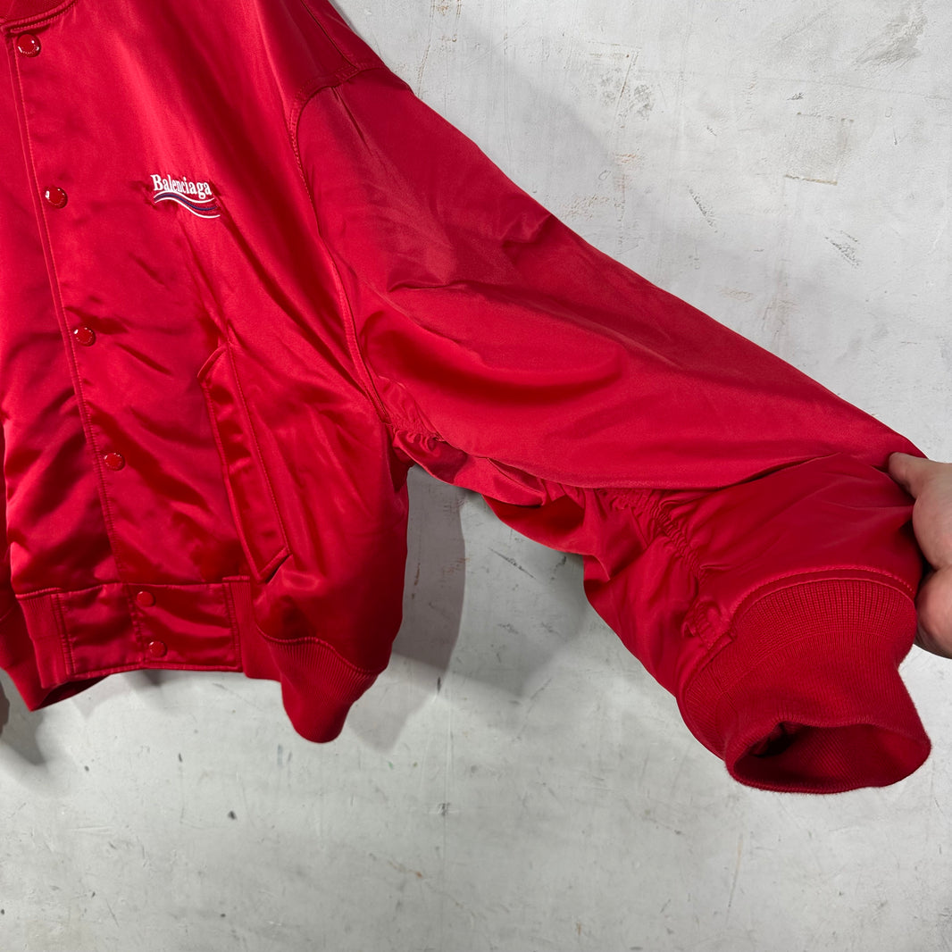 Balenciaga Red Campaign Bomber