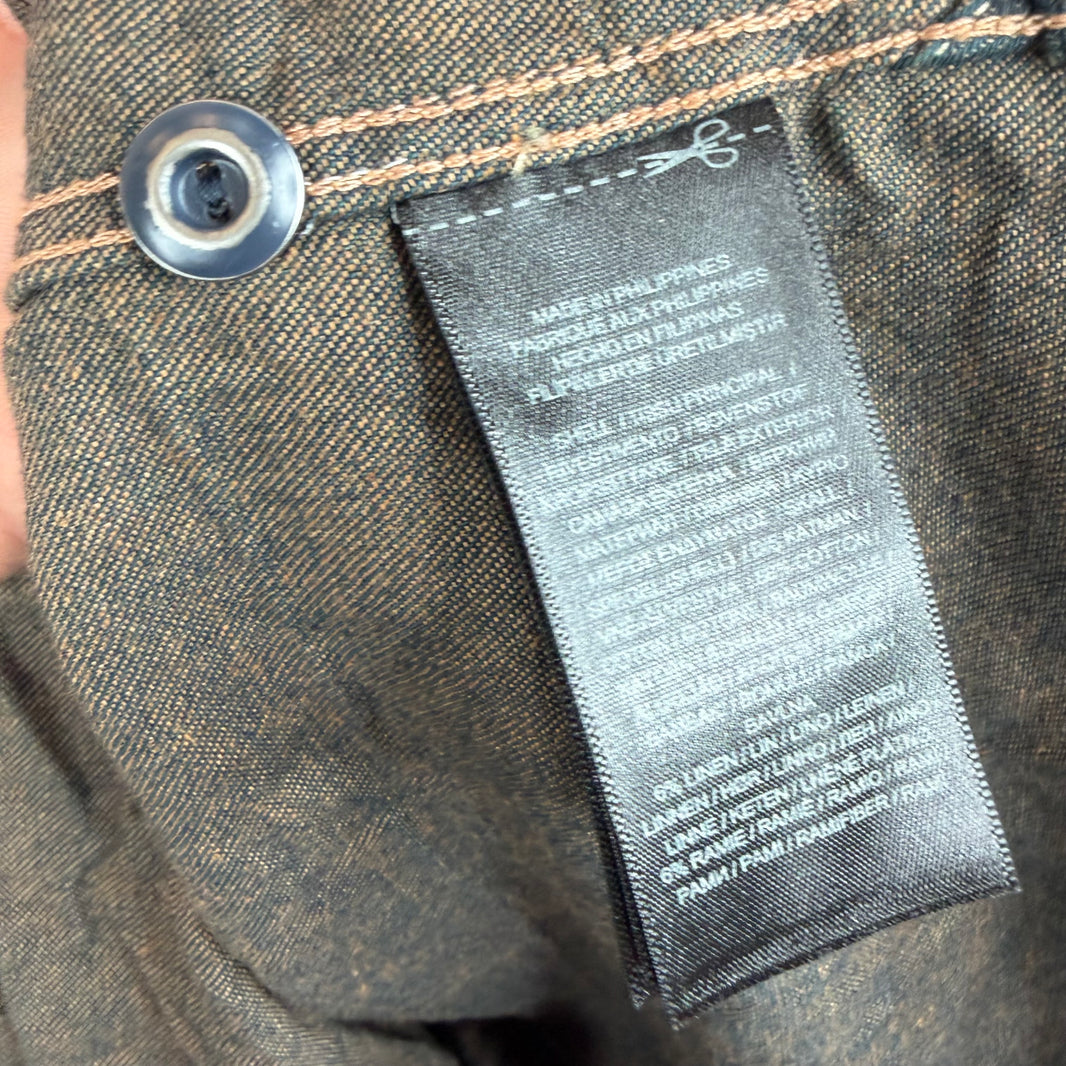 RRL Upside Down Pocket Denim Button Up LS Over Shirt