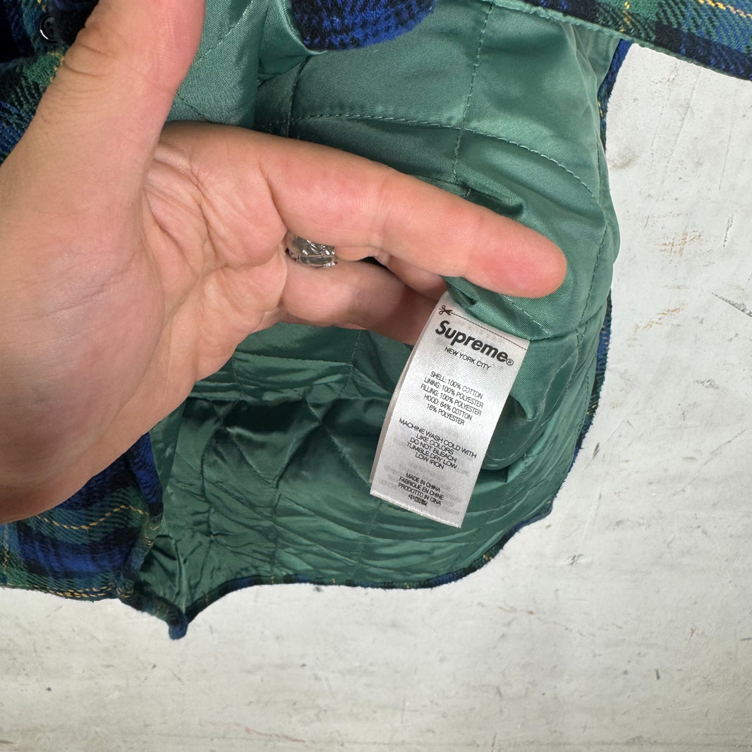 Supreme Hooded Plaid Flannel