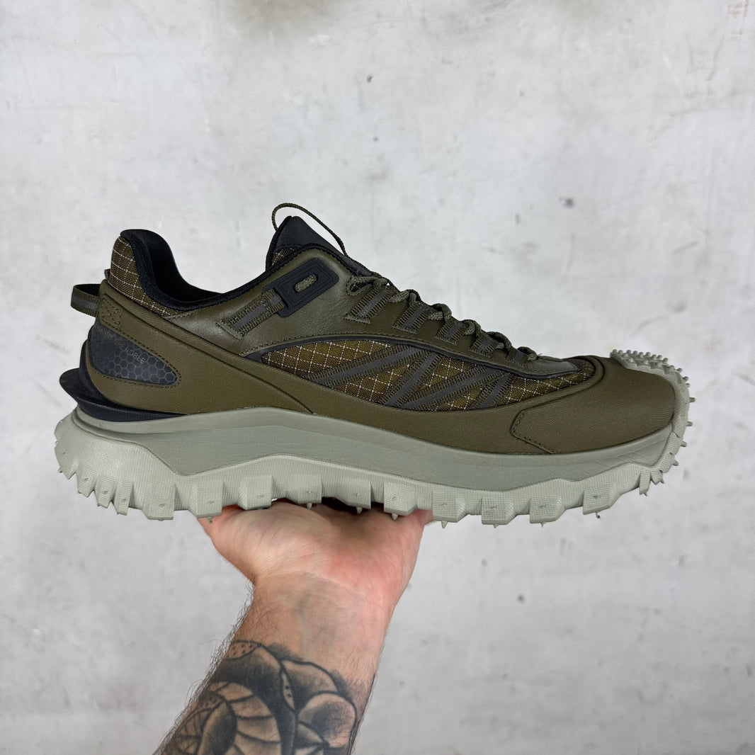 Moncler Olive Trailgrip Sneakers