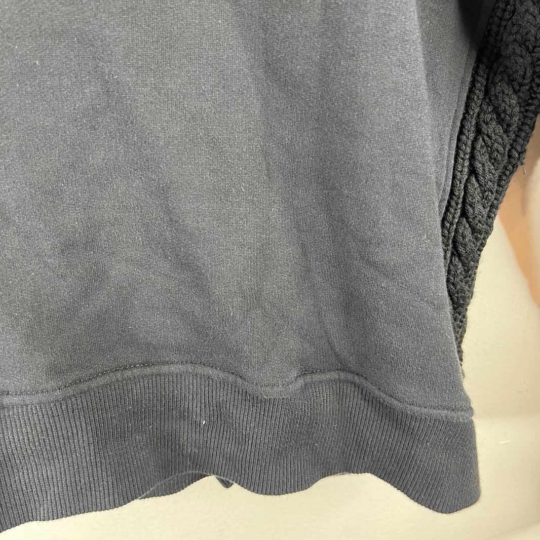 Balmain Army Knit Hybrid Crewneck