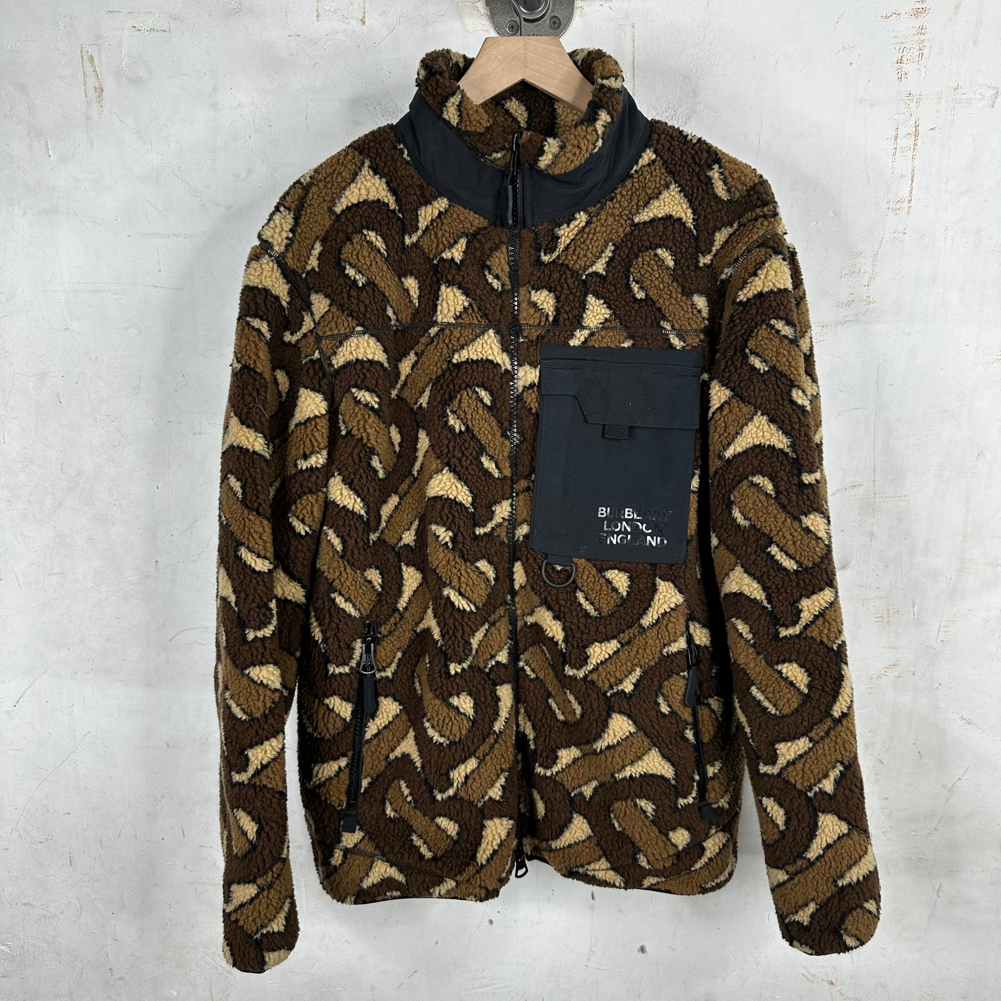 Burberry Monogram Fleece Jacket