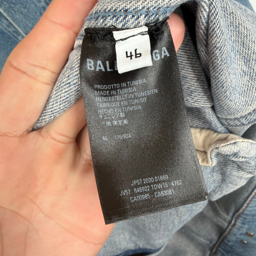 Balenciaga Languages Denim Jacket
