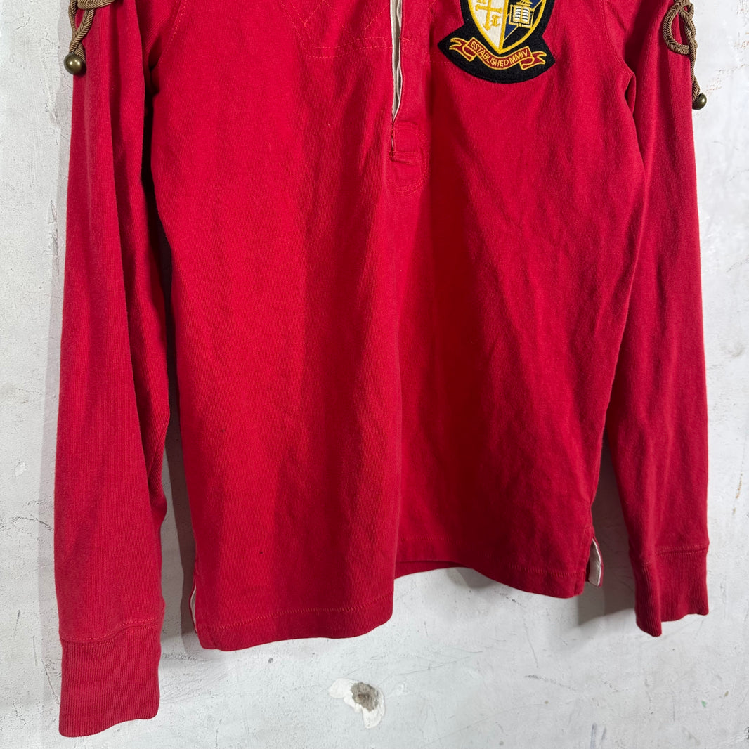 Ralph Lauren Rugby Laced Shoulder Patch L/S Polo