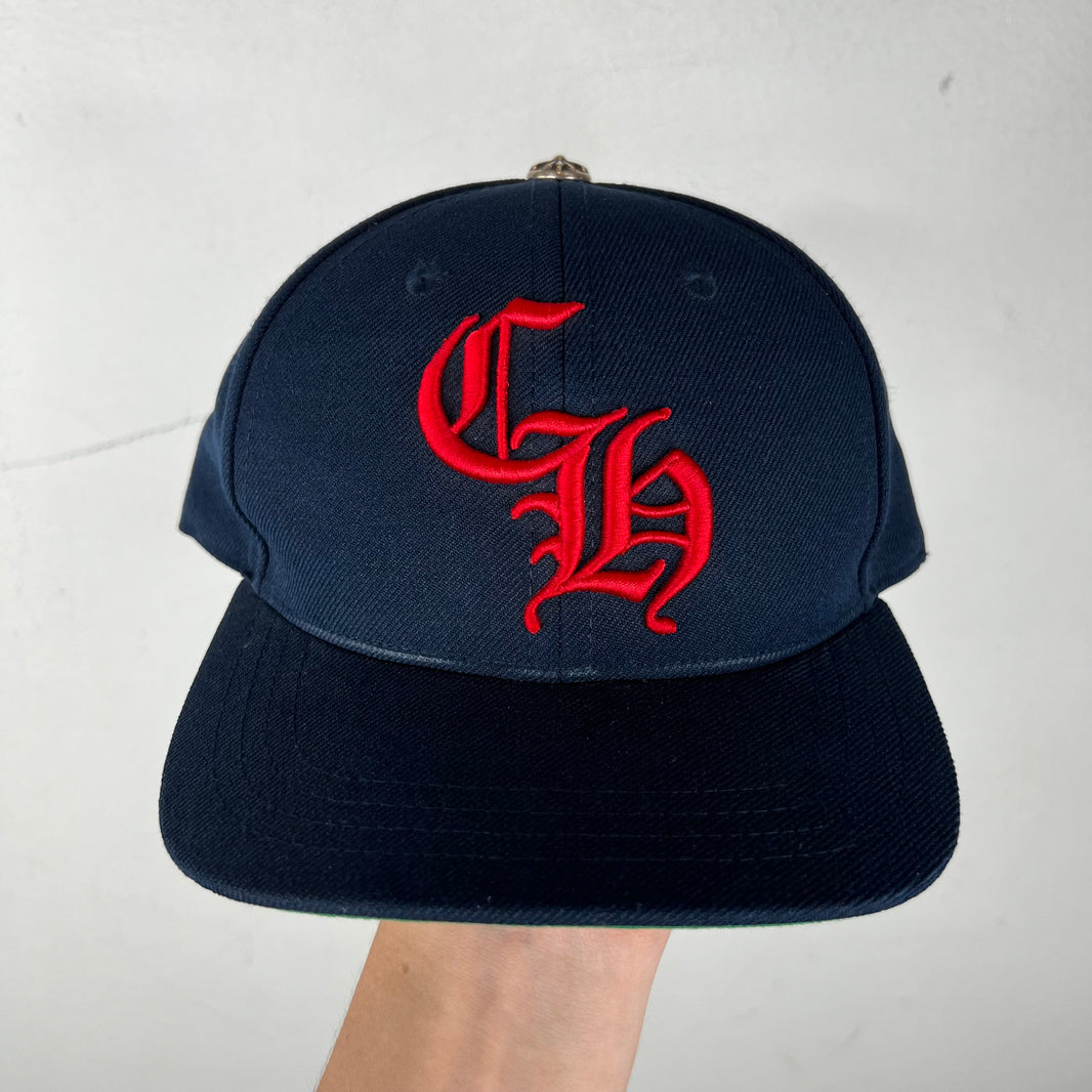 Chrome Hearts Blue/Red CH Snapback Hat