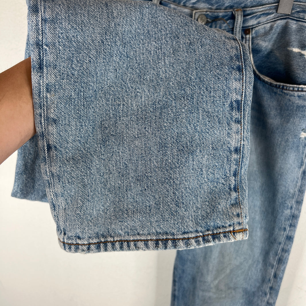 Acne Studios Bla Konst 2003 Blue Trash Denim Jeans