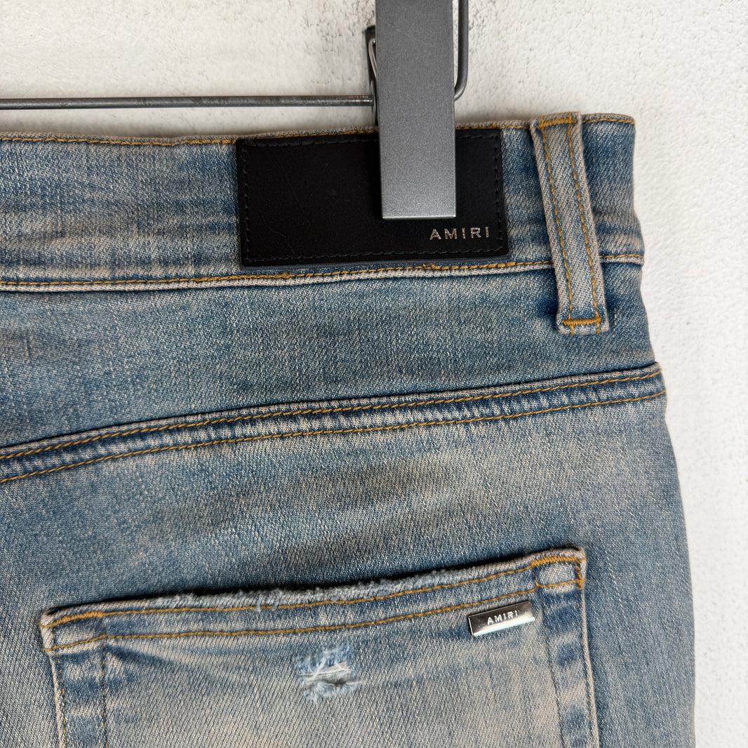 Amiri Light Wash Blue Skinny Jeans