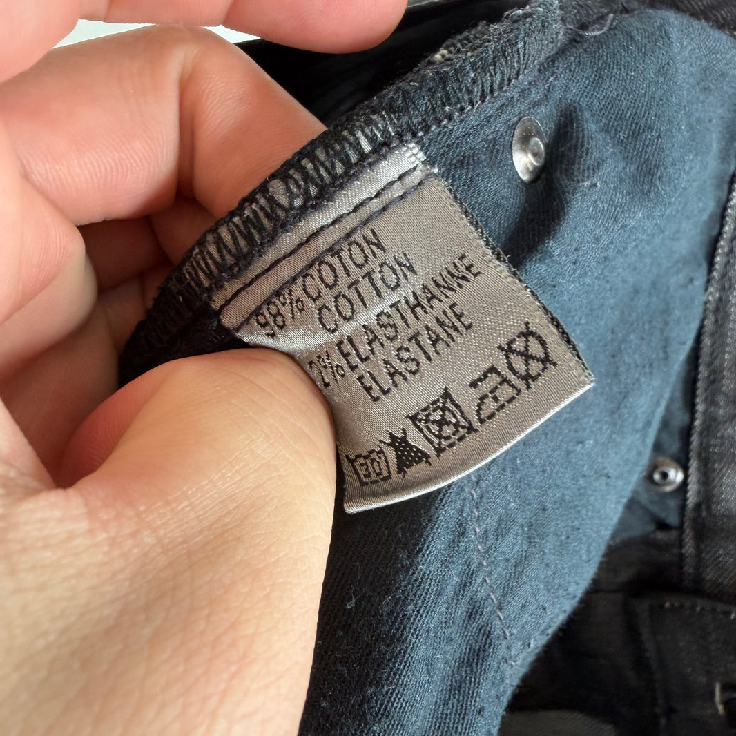 Dior Altered Wax Skinny Jeans