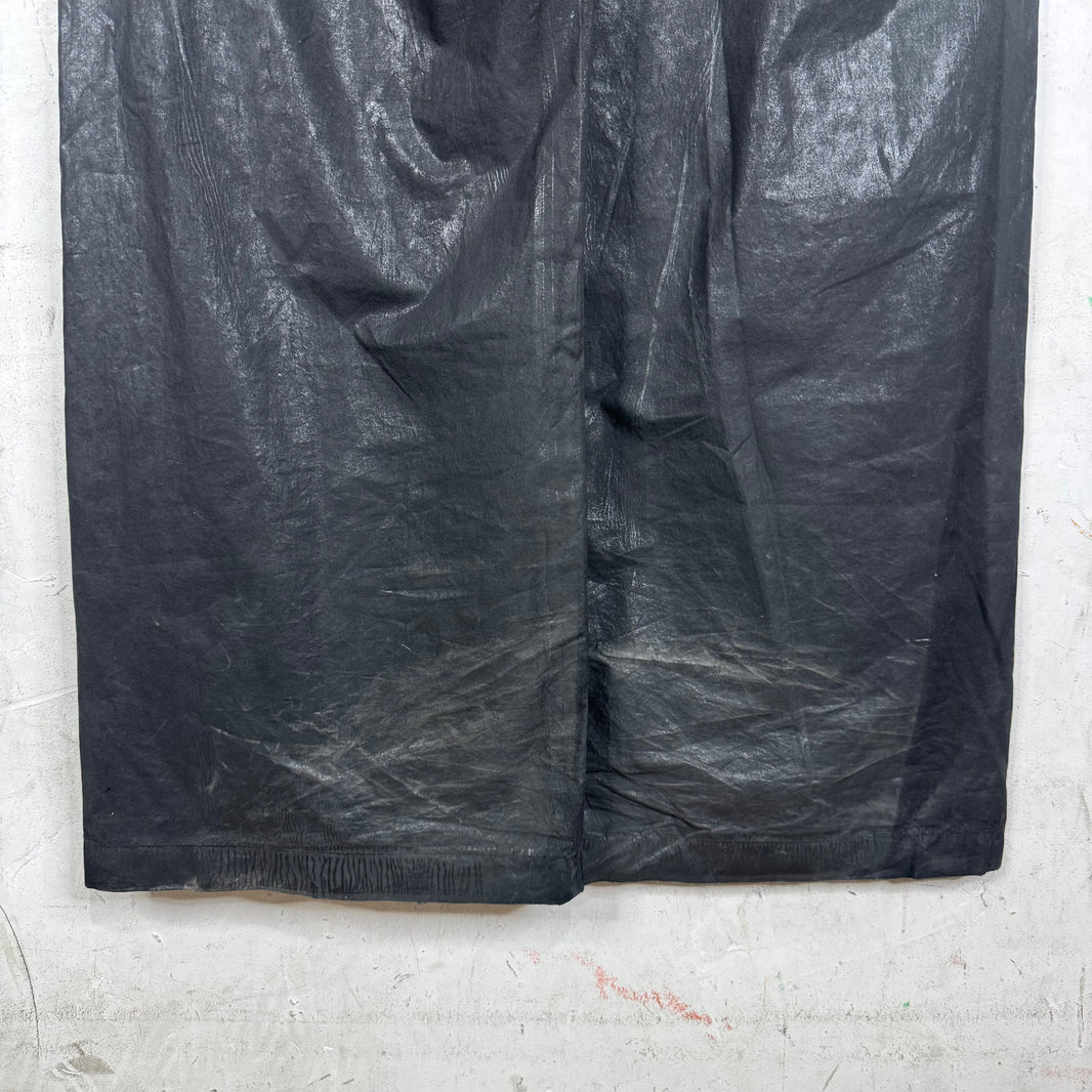 DRKSHDW Waxed Wide Creatch Pants