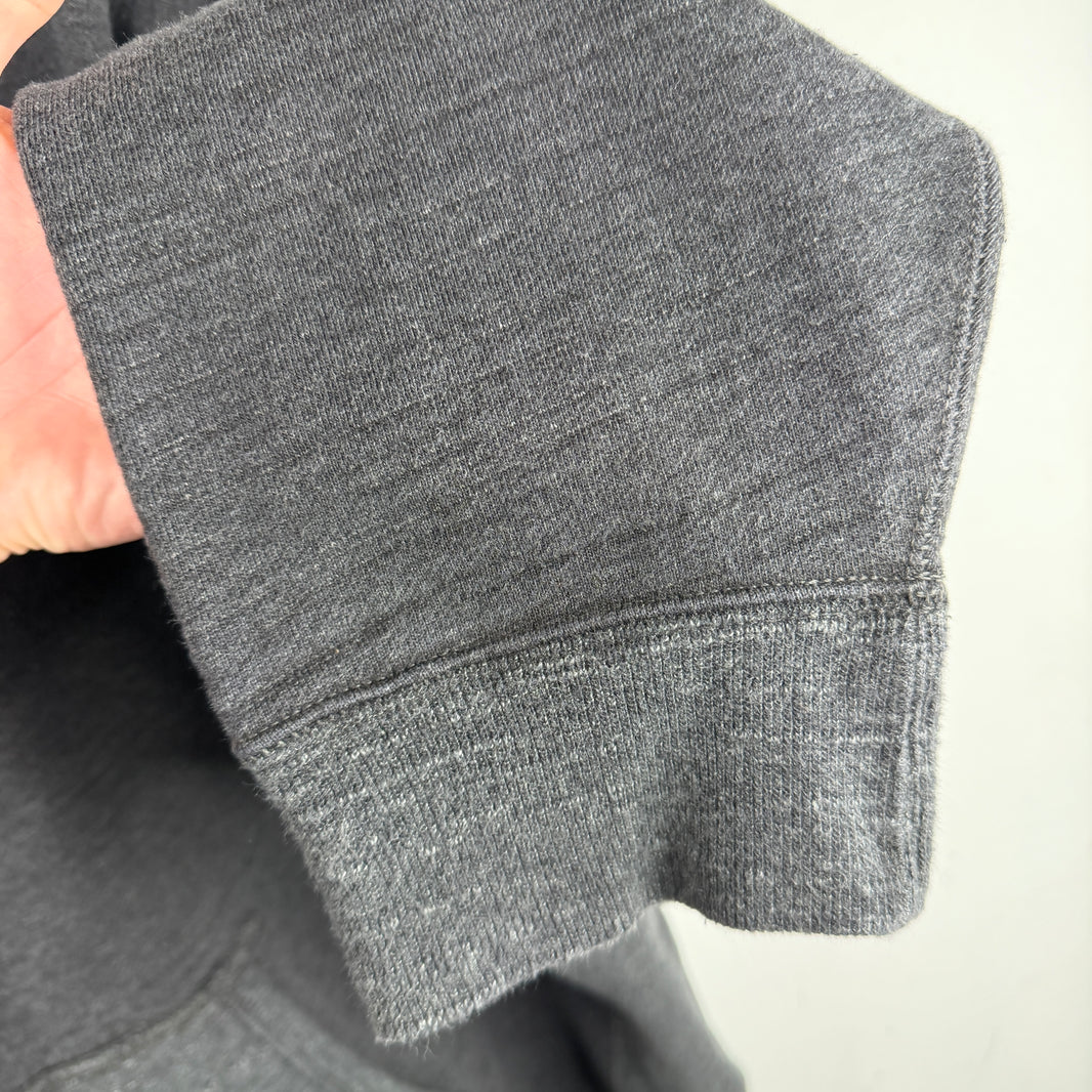 RRL Heather Black Pullover Hoodie
