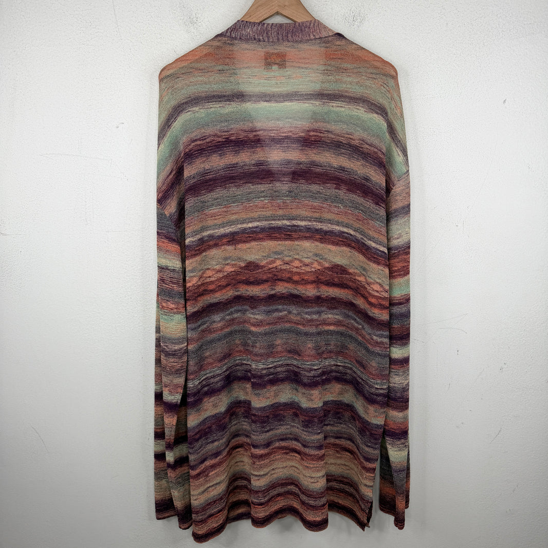 Needles Purple/Green Thin Cardigan