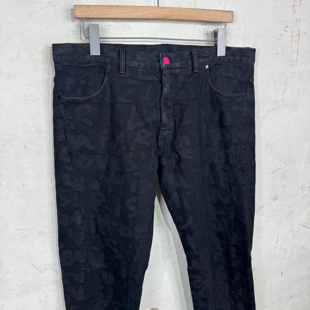 Louis Vuitton Sprouse Tonal Grafitti Jeans