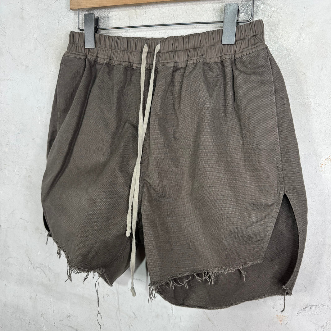 Rick Owens Dust Canvas Boxer Shorts