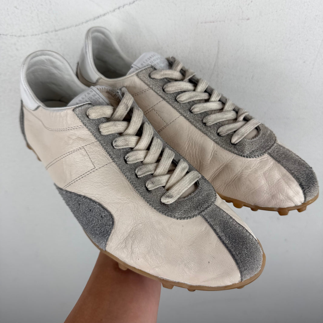 Margiela Cream Leather Sprinter Sneakers