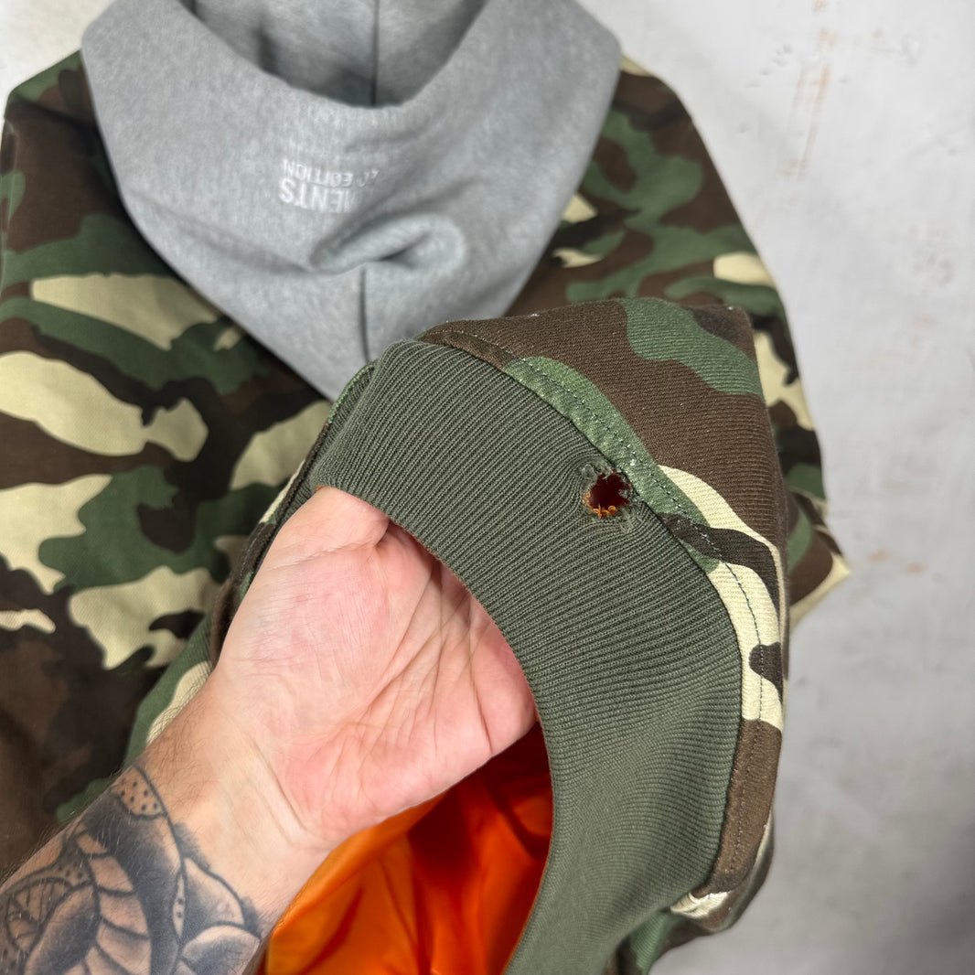 Vetements x Alpha Industries Camo Bomber