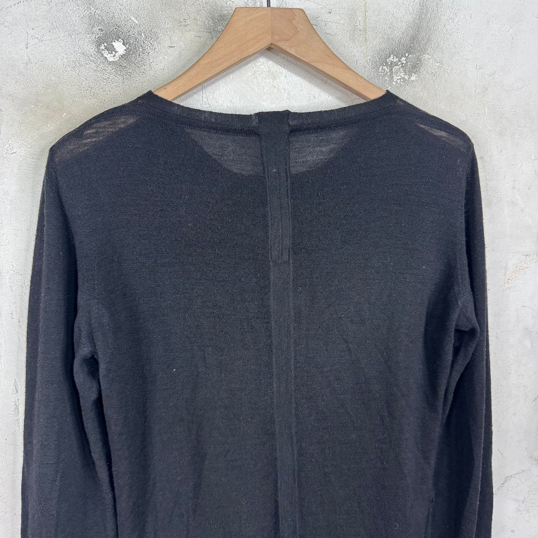 Rick Owens Naska Thin Wool Sweater