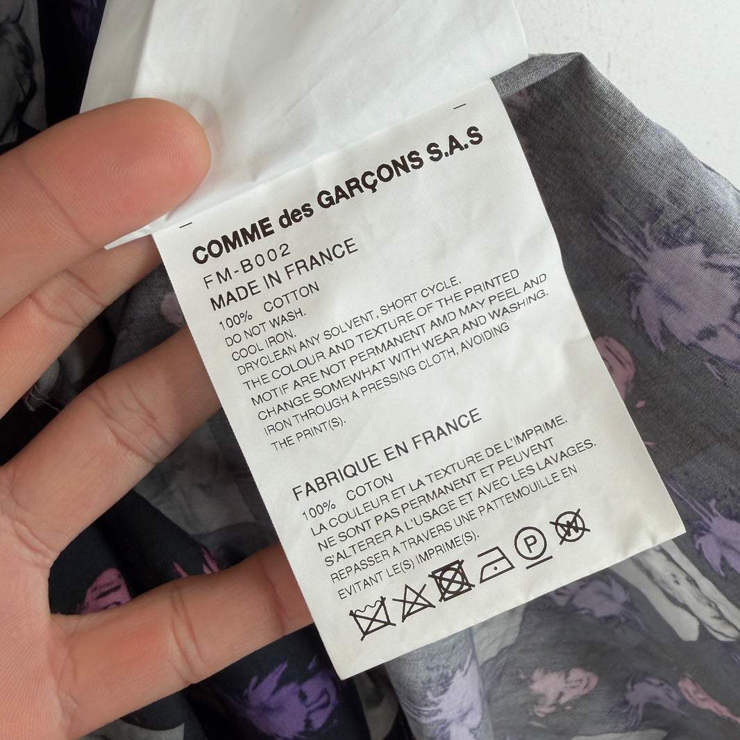 CDG Andy Warhol Portrait Button Up Shirt