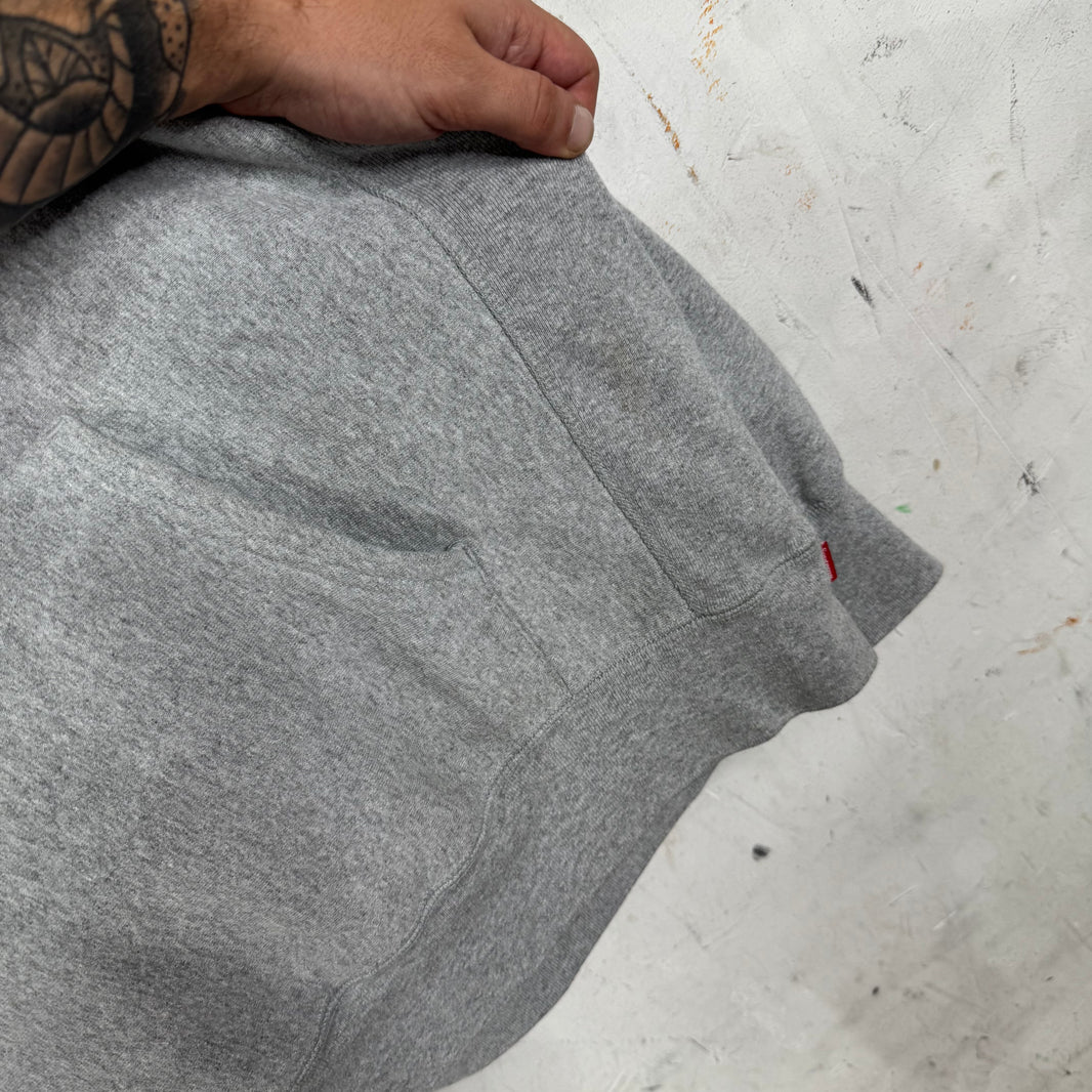Supreme Grey Tonal Box Logo Hoodie