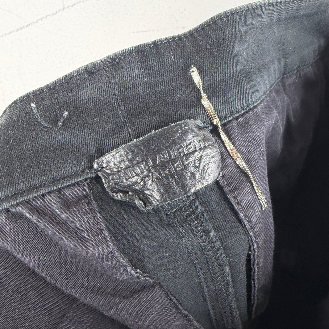 Saint Laurent Skinny Black Trousers