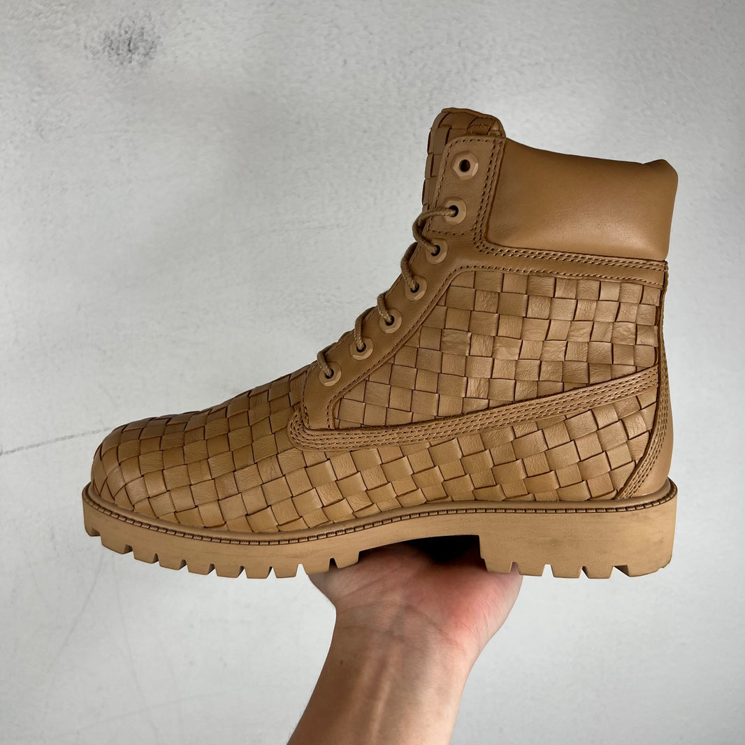 Timberland Beige Premium Quilted 6 Inch Boots