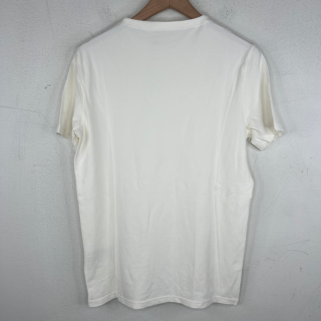 Prada White Zipper Detail T-Shirt