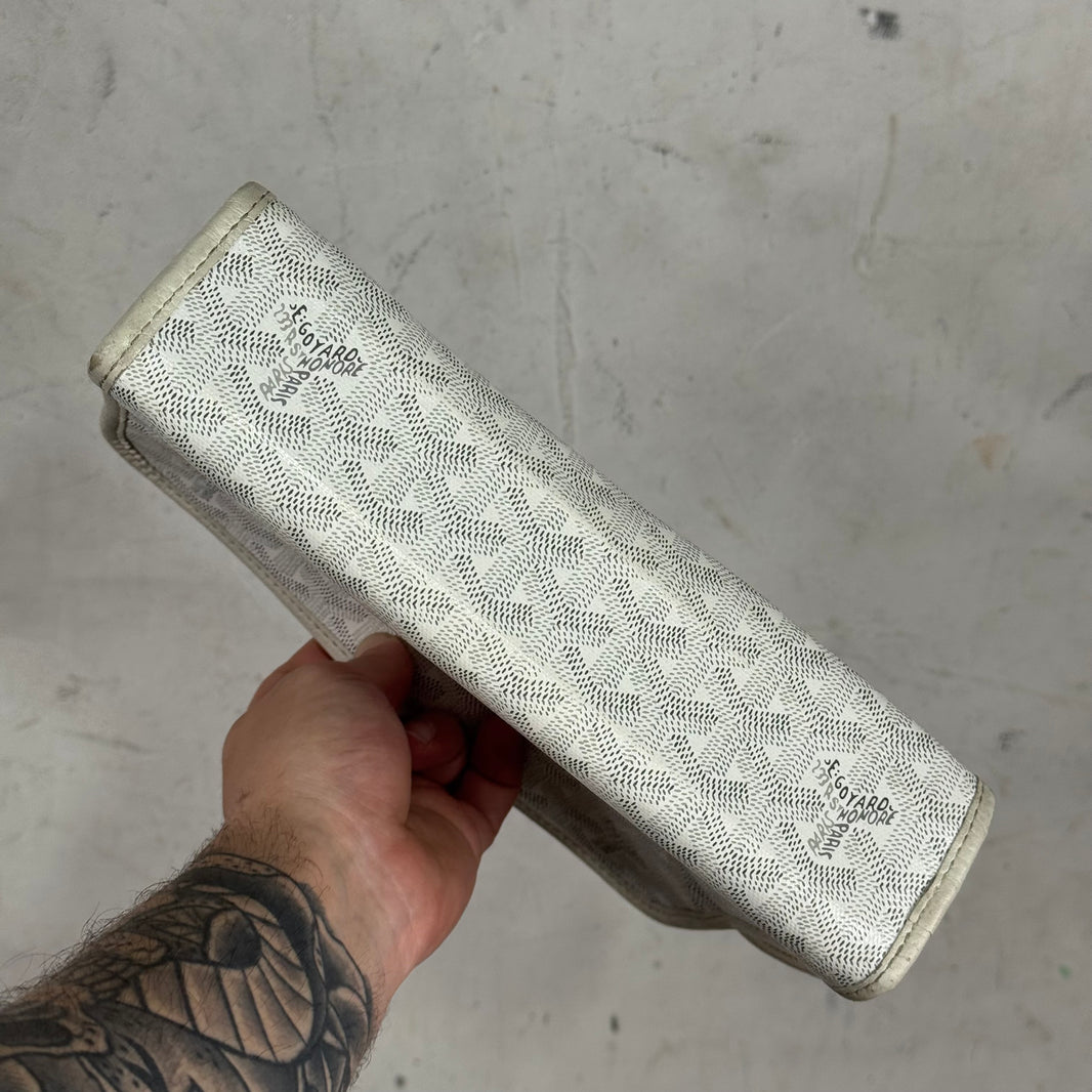 Goyard White Jouvence Toiletry Bag