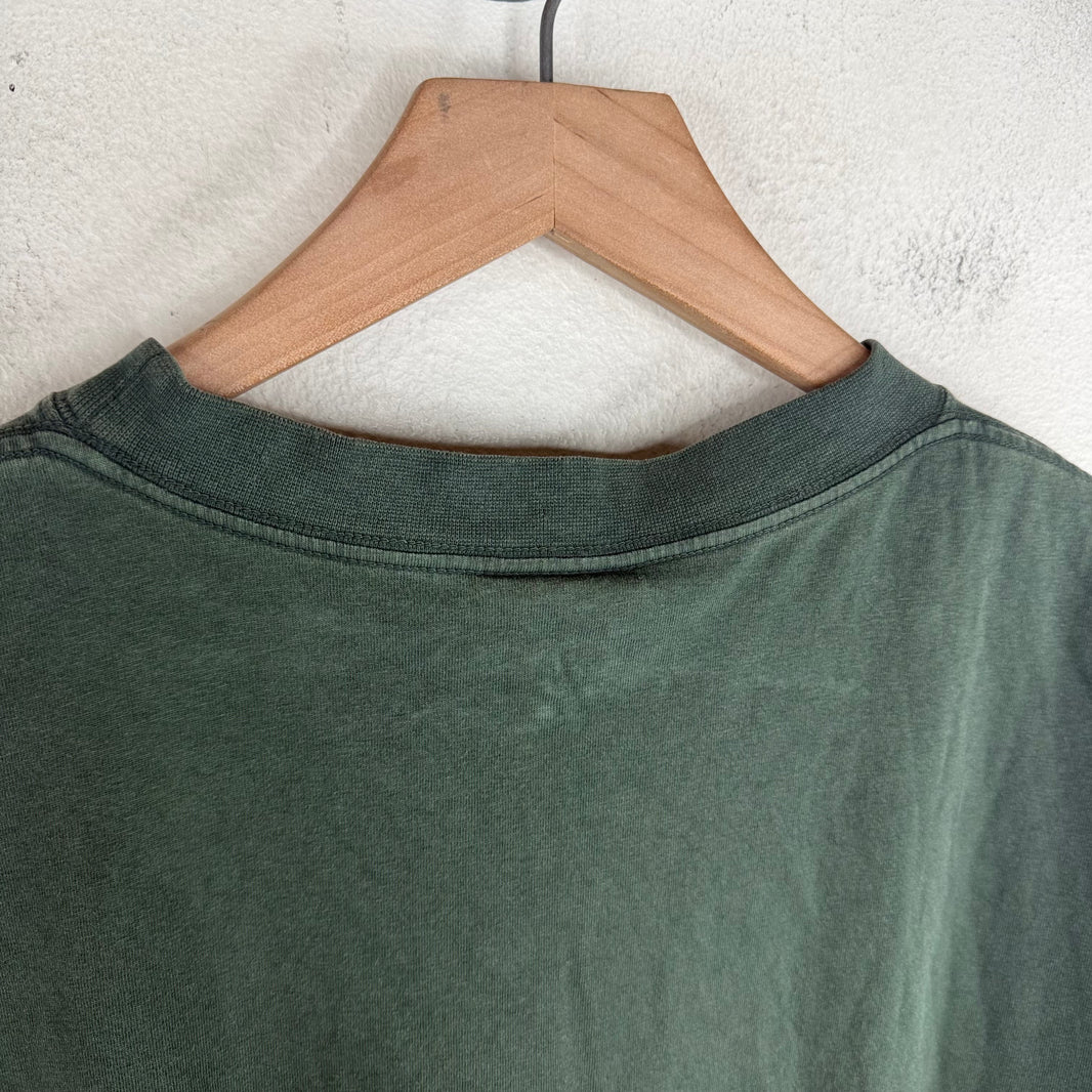 Balenciaga Green Interlock BB Logo T-Shirt