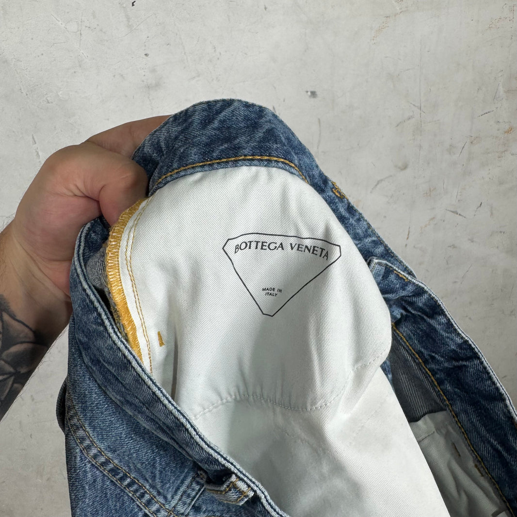 Bottega Veneta Lightwash V Stitch Jeans