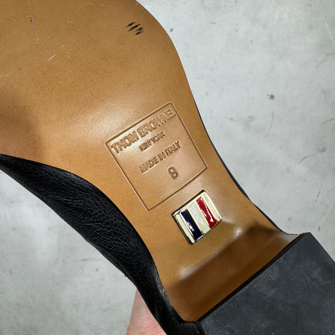 Thom Browne Pebbled Leather Chelsea Boots