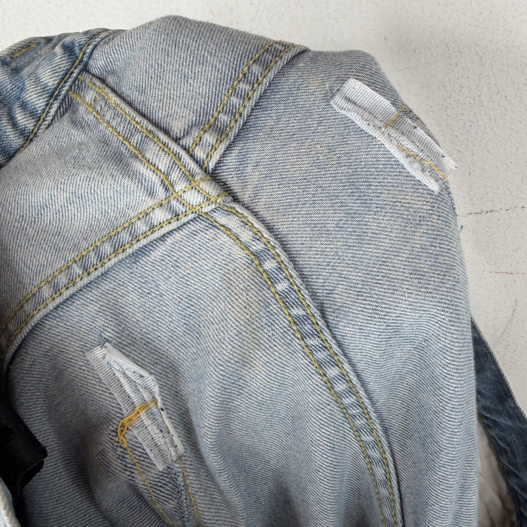 VLONE Blue Zipper Denim Jeans