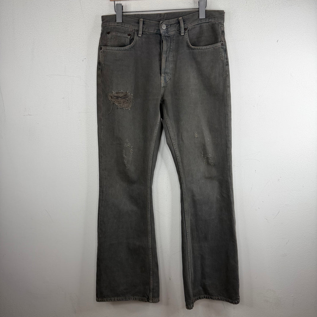 Acne Studios 1992M Desert Dust Flared Jeans