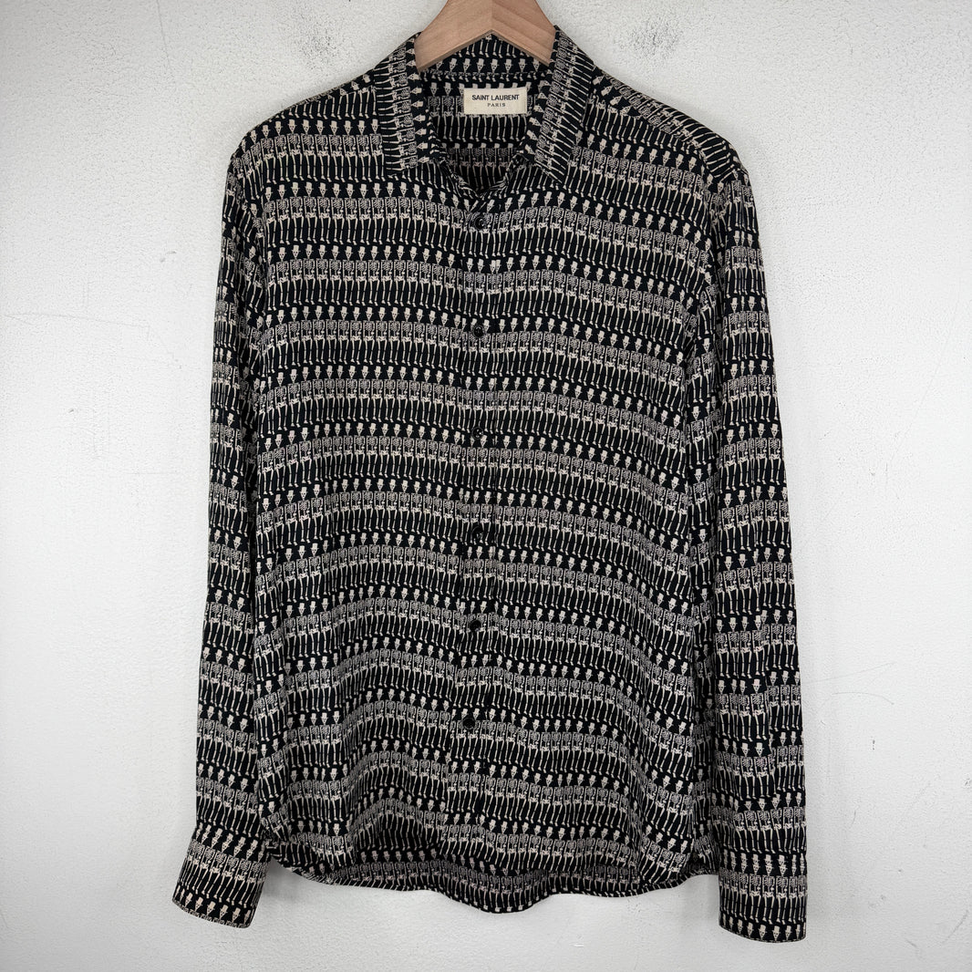 Saint Laurent Skeleton Shirt