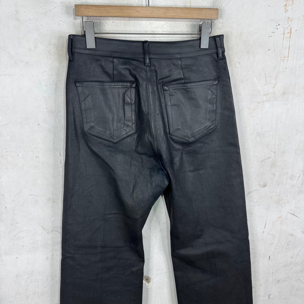 Rick Owens Porterville Waxed Geth Jeans