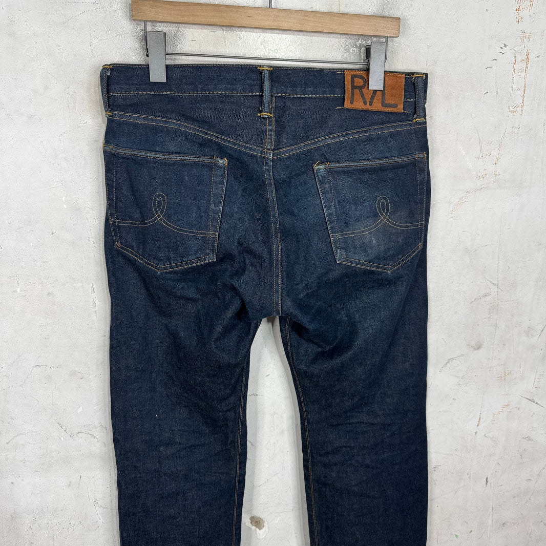 RRL Selvedge Straight Legged Jeans