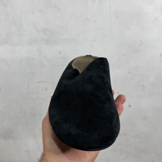 The Row Hudson Suede Slippers