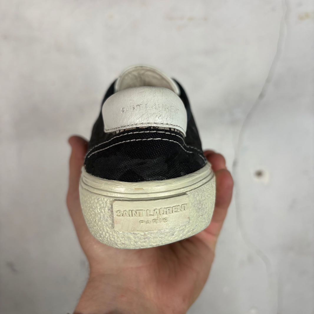 Saint Laurent Black Low Sneakers